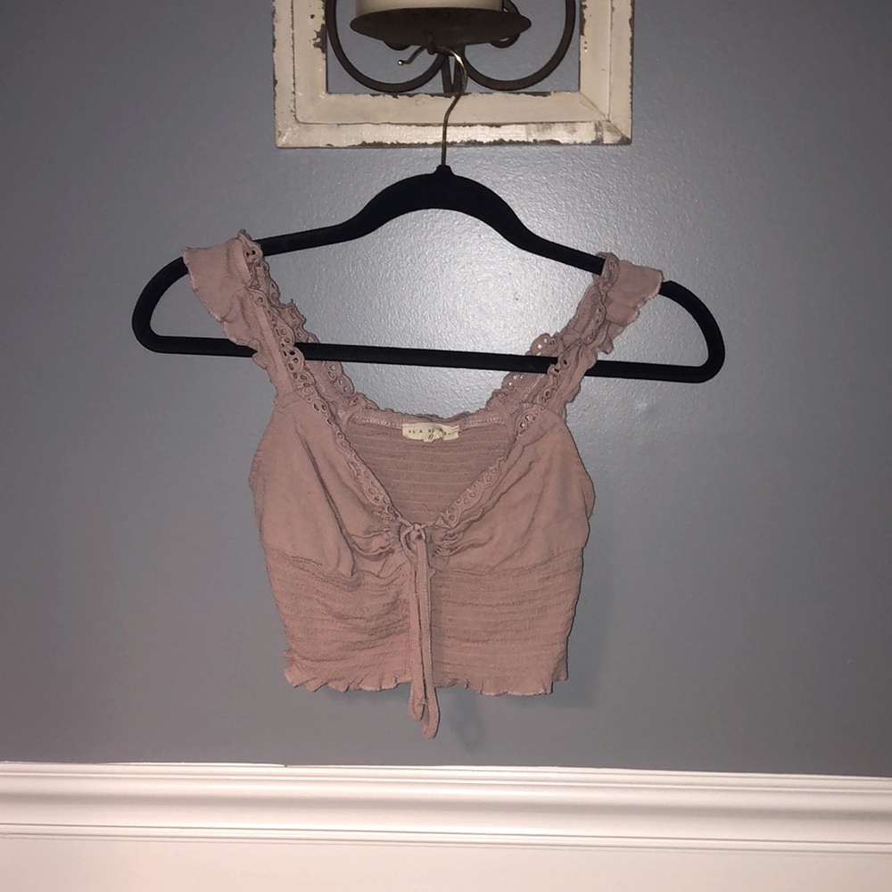 Pacsun sweet heart crop top